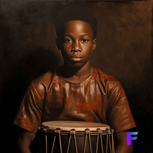 Cover image for "The Echoing Drumbeat" story