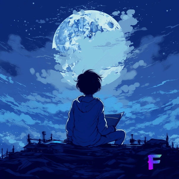 Cover image for "Mysteries of the Super Blue Moon" story