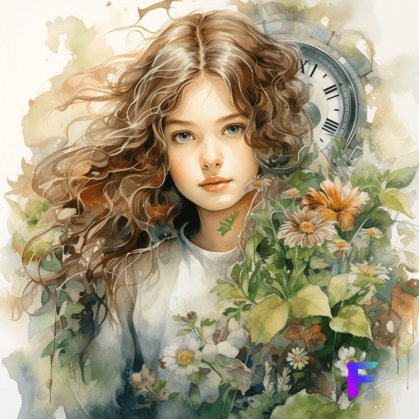 Cover image for "The Clockwork Garden" story
