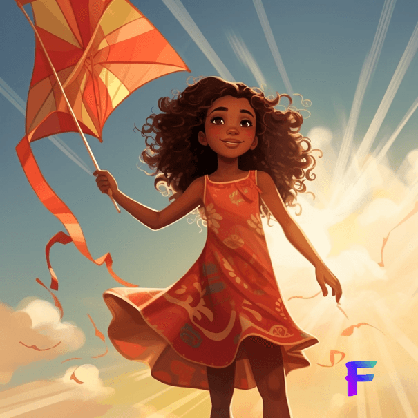 Cover image for "Tales of Tilly and the Lost Kite" story