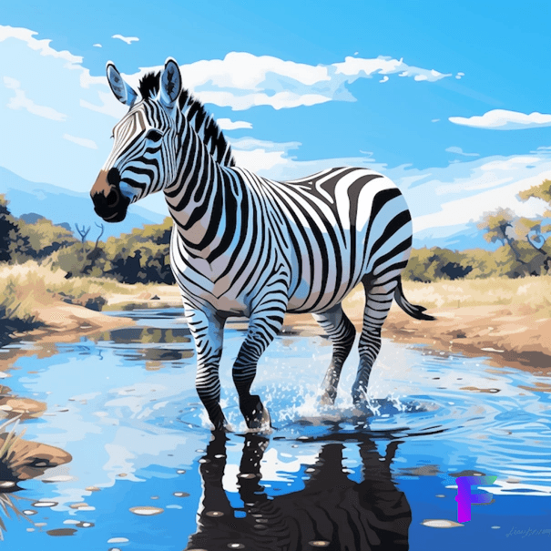 Cover image for "Zara the Zebra’s Zigzag Quest" story