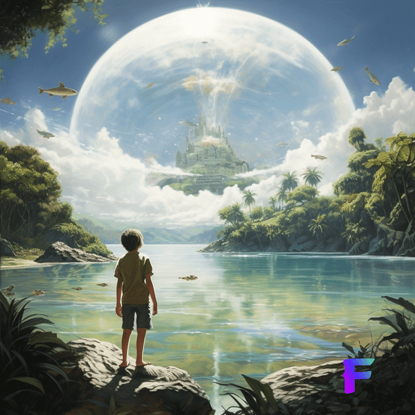 Cover image for "The Silent Song of the Sea" story