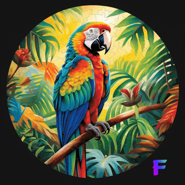 Cover image for "Pablo the Parrot's Puzzle Pursuit" story