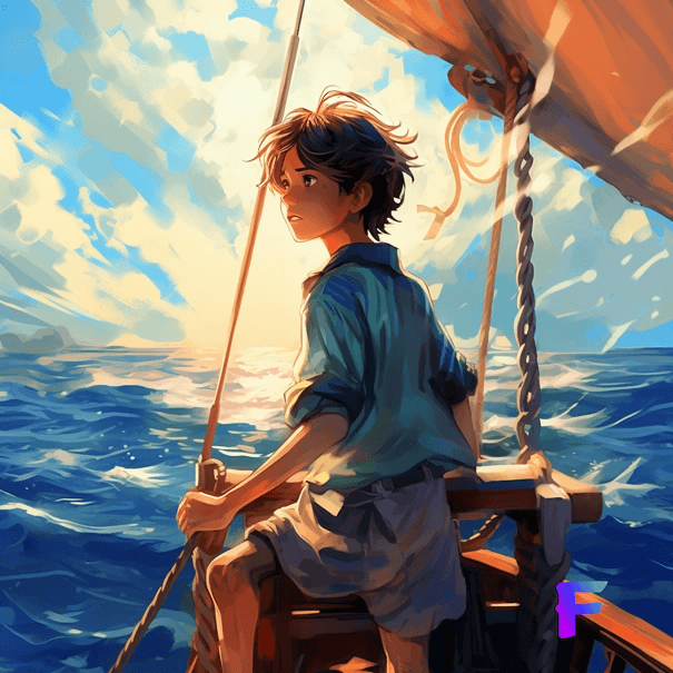Cover image for "Journey to Rainbow's End" story