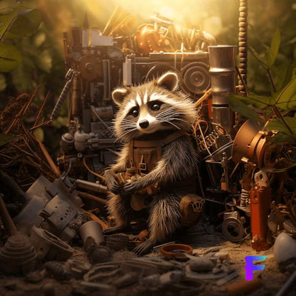 Cover image for "Rory the Raccoon's Remarkable Rocket" story