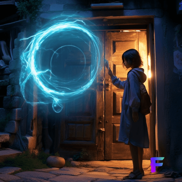 Cover image for "Ellie and the Floating Islands" story