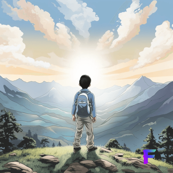 Cover image for "Journey to the Misty Mountain" story