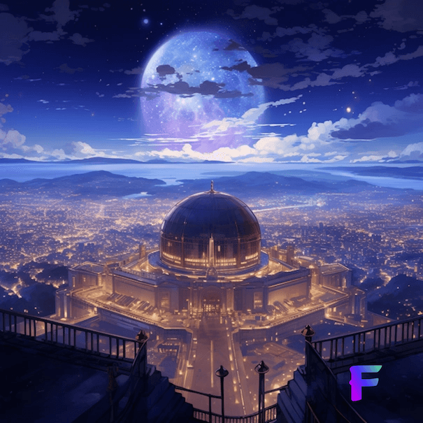 Cover image for "The Celestial Compass of Celestia City" story