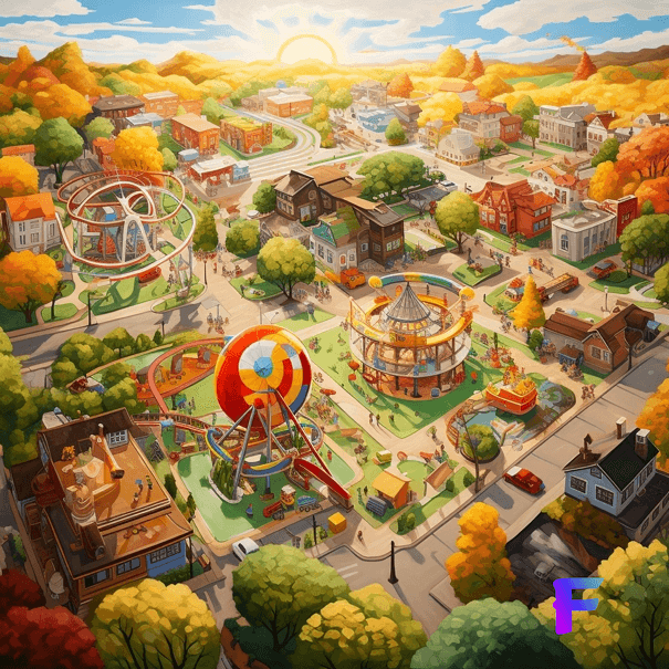 Cover image for "Puzzle Town's Big Surprise" story