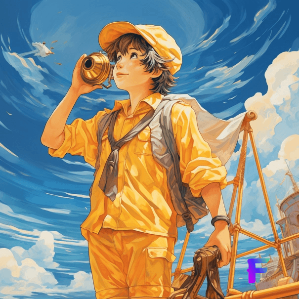 Cover image for "The Floating Island's Secret" story