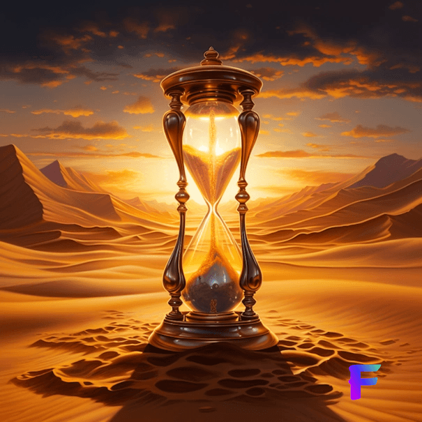 Cover image for "The Timeless Hourglass" story